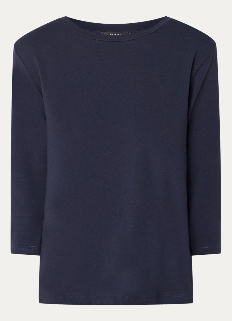 MaxMara Multia με μακριά μανίκια, μανίκια τριών τετάρτων και στρογγυλή λαιμόκοψη