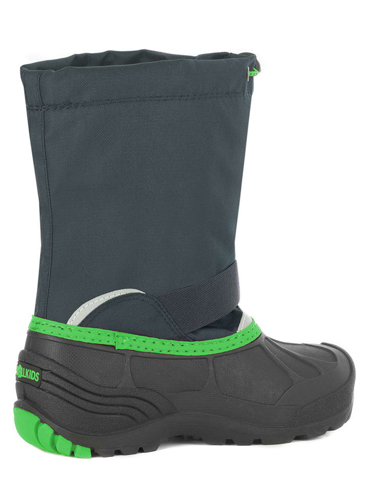 Trollkids Winterboots in Dunkelblau/ Grün günstig kaufen