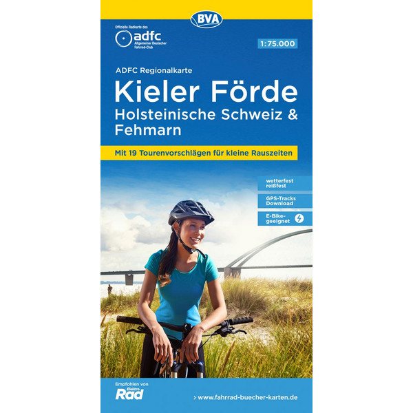 ADFC REGIONALKARTE KIELER FÖRDE - Fahrradkarte