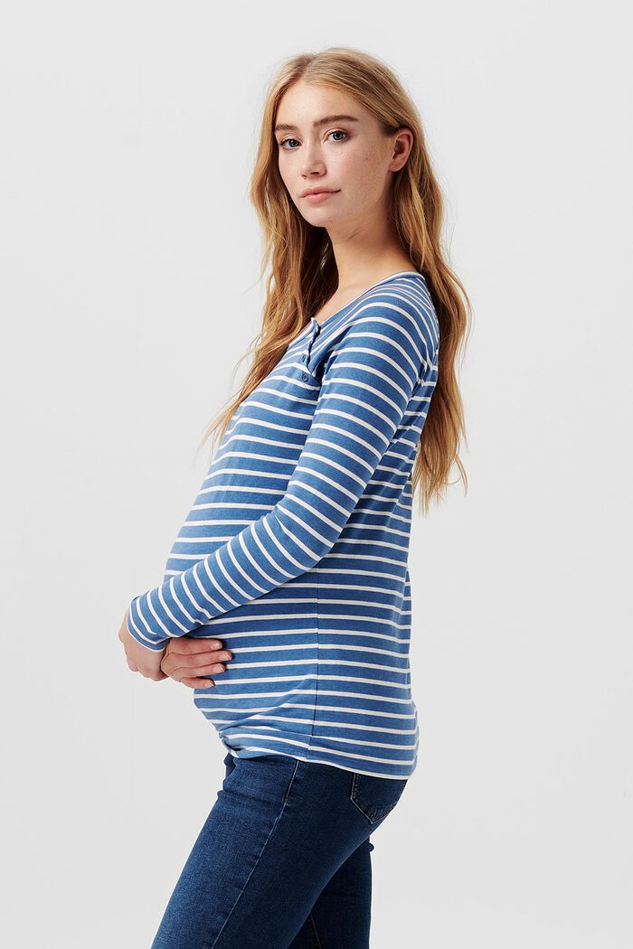 Gestreiftes Longsleeve, Bio-Baumwolle