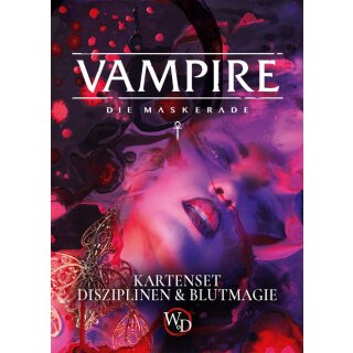 V5 Vampire - Die Maskerade: Kartenset - Disziplinen & Blutmagie (DE)