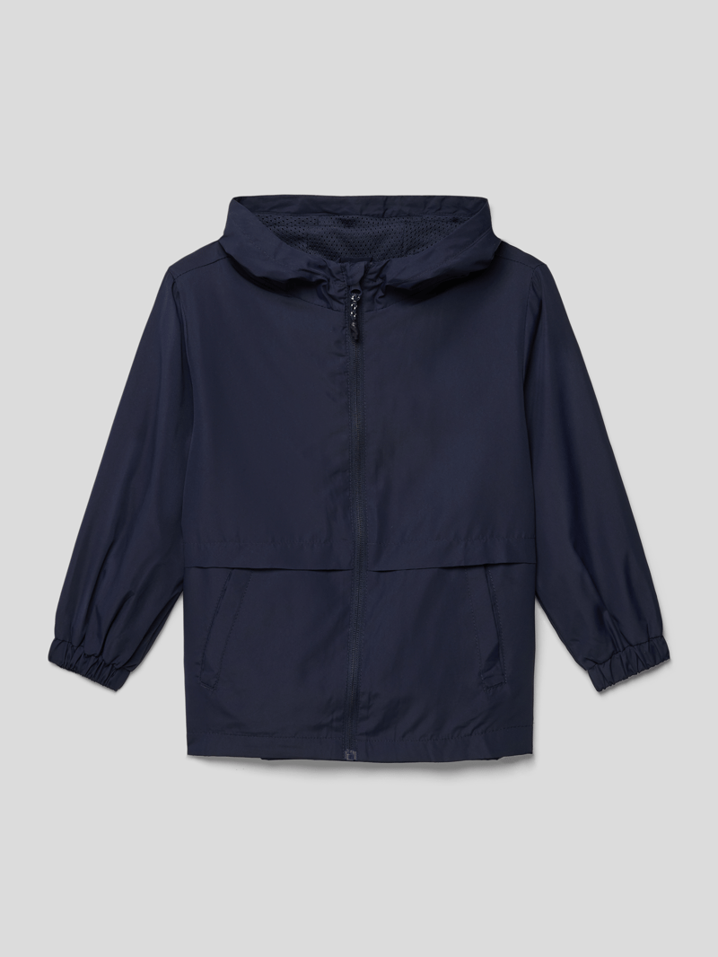 Jacke mit Kapuze Modell 'chicago' in marineblau