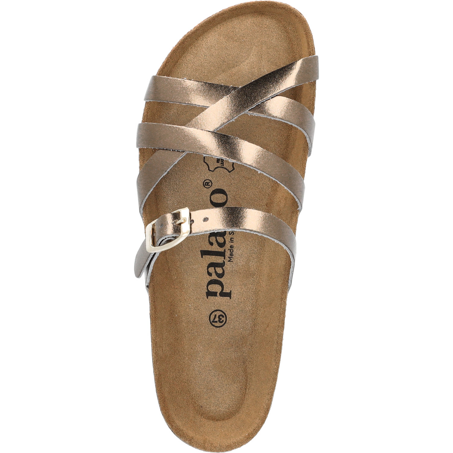 Palado Cruisi Premium Leather, Pantoletten, Damen, Bronze Metallic