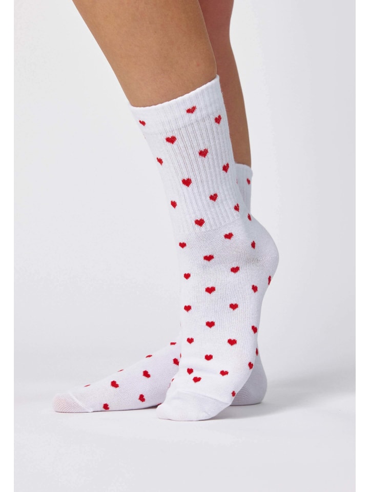 SNOCKS Tennissocken aus Bio-Baumwolle 2 Paar in Mix (Love) günstig kaufen 43-46