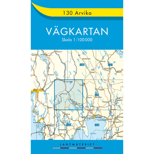 VÄGKARTAN 130 ARVIKA - Straßenkarte