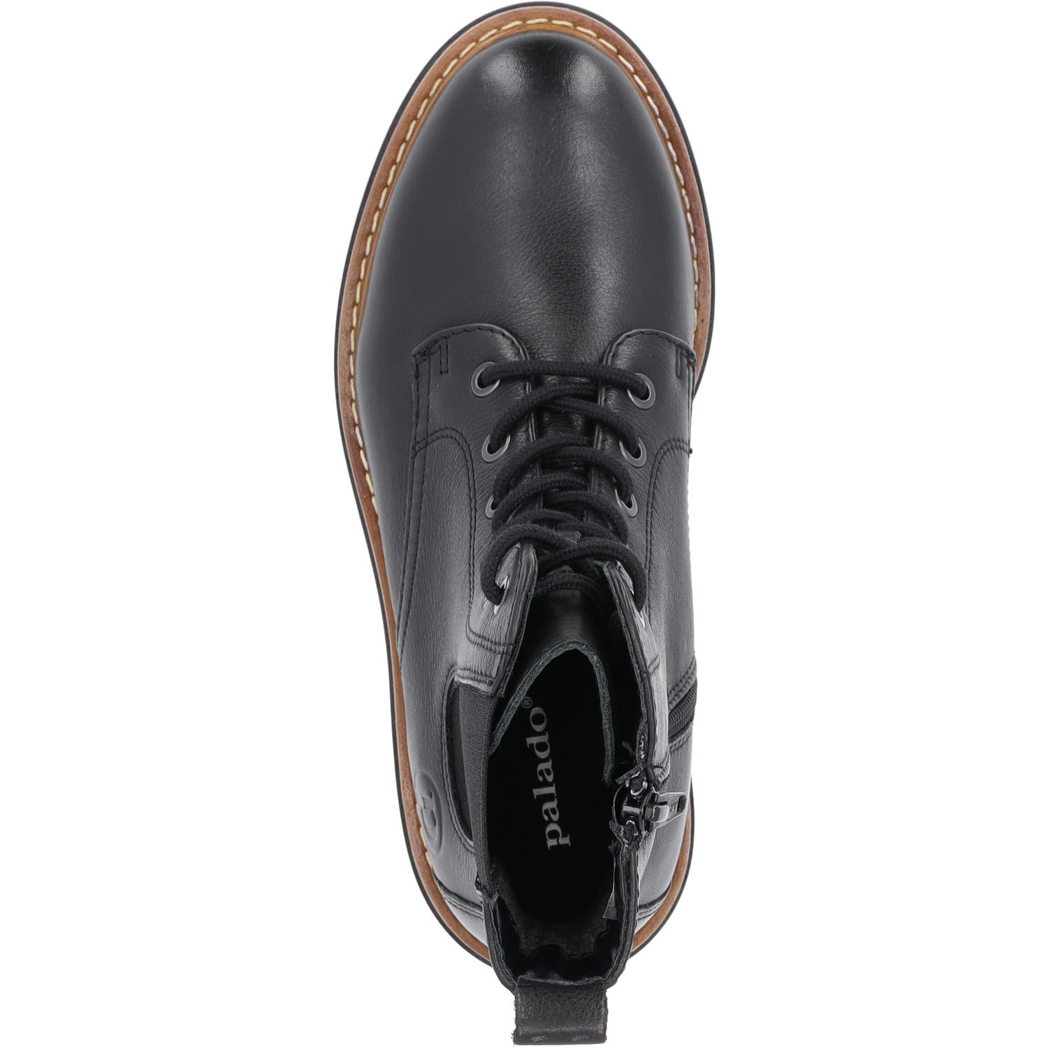 Palado Unije, Schnürstiefeletten, Damen, Schwarz