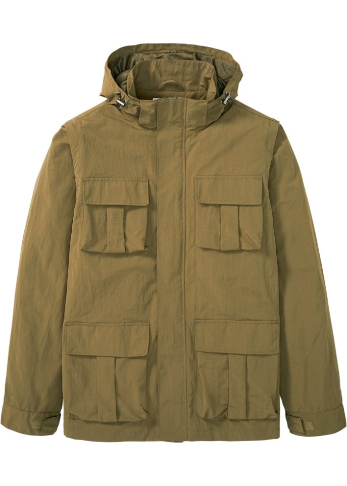2 in 1 Funktions-Jacke mit abtrennbaren Ärmeln