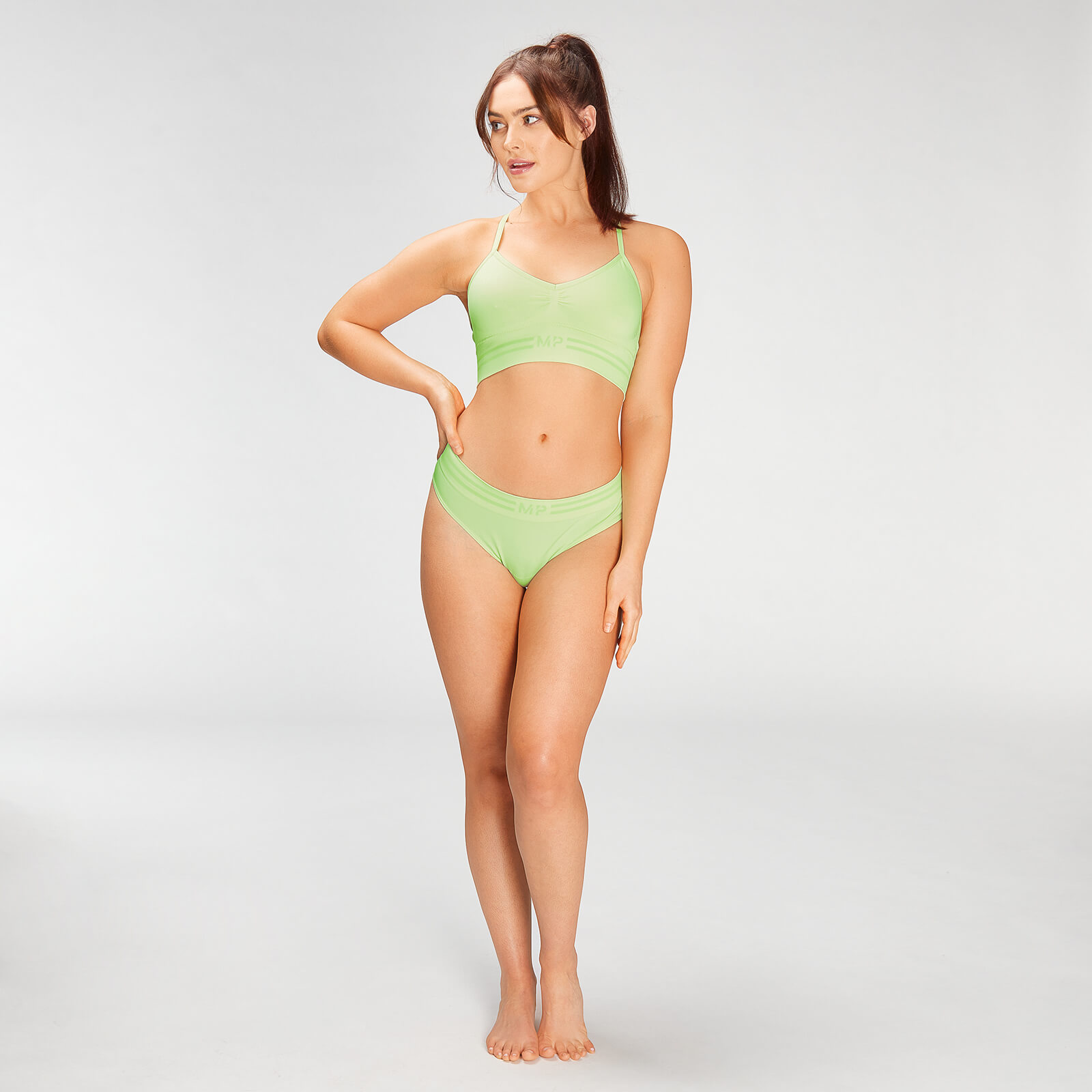 Brassière sans coutures MP Essentials Seamless pour femmes – Vert clair