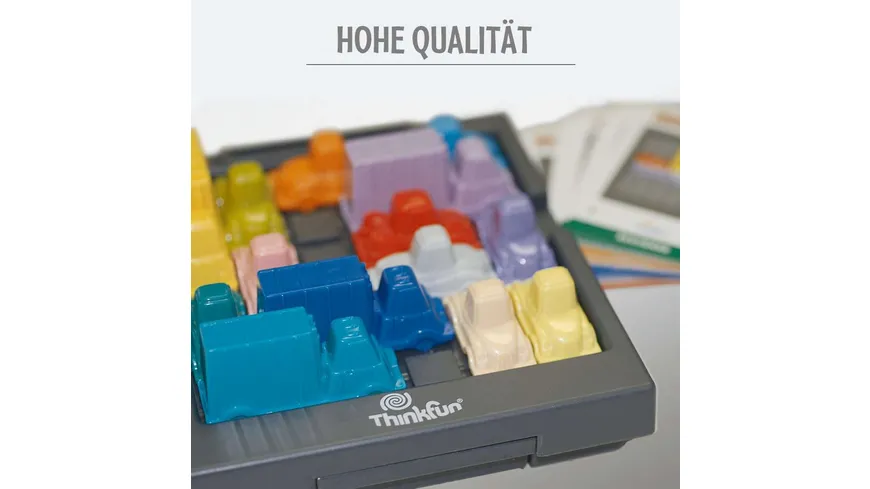 Thinkfun - Rush Hour - Das geniale Stauspiel und bekannte Logikspiel von Thinkfun für Jungen und Mädchen ab 8 Jahren