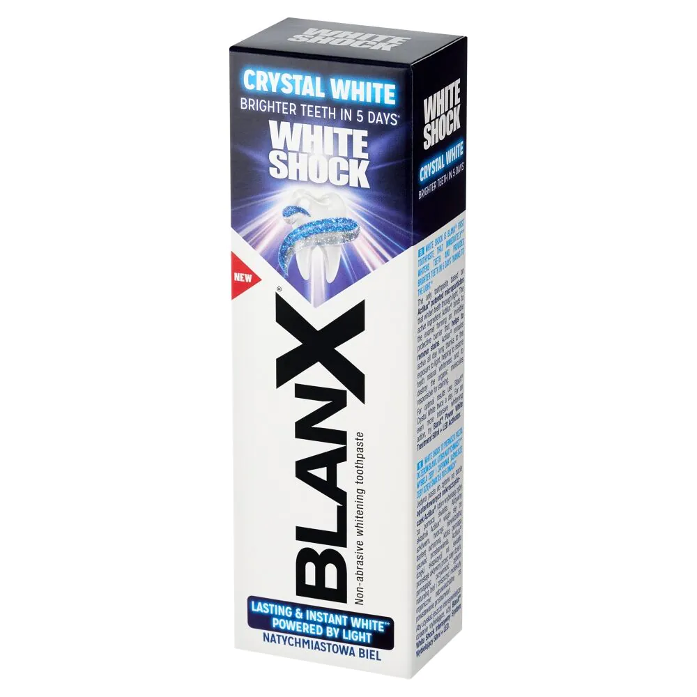 Οδοντόκρεμα BlanX White Shock, Άμεση Λευκότητα