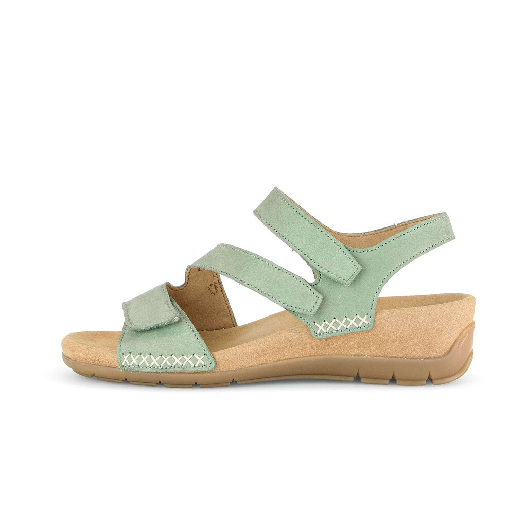 Gabor fashion Keilsandalette grün