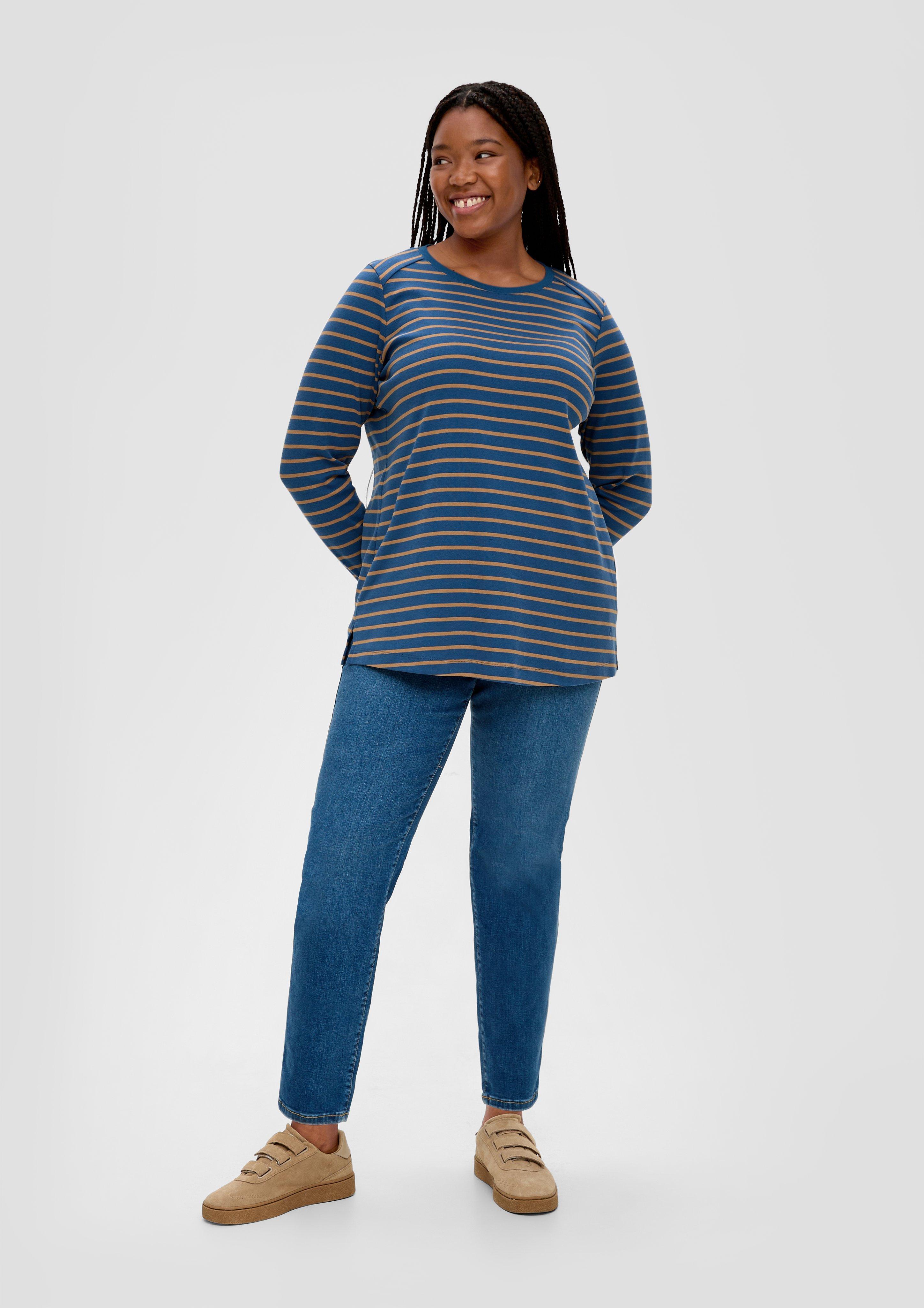 Langarmshirt aus Baumwollstretch  2135879-57G0