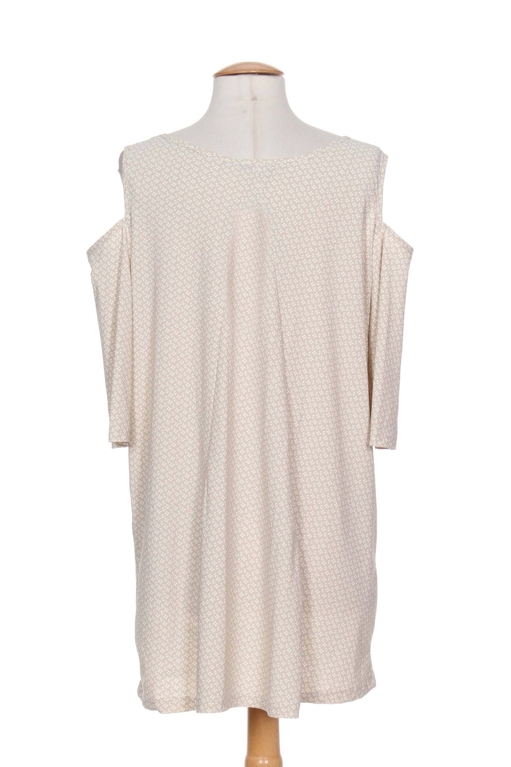G Oze Tuniquemanchecourte Femme couleur beige