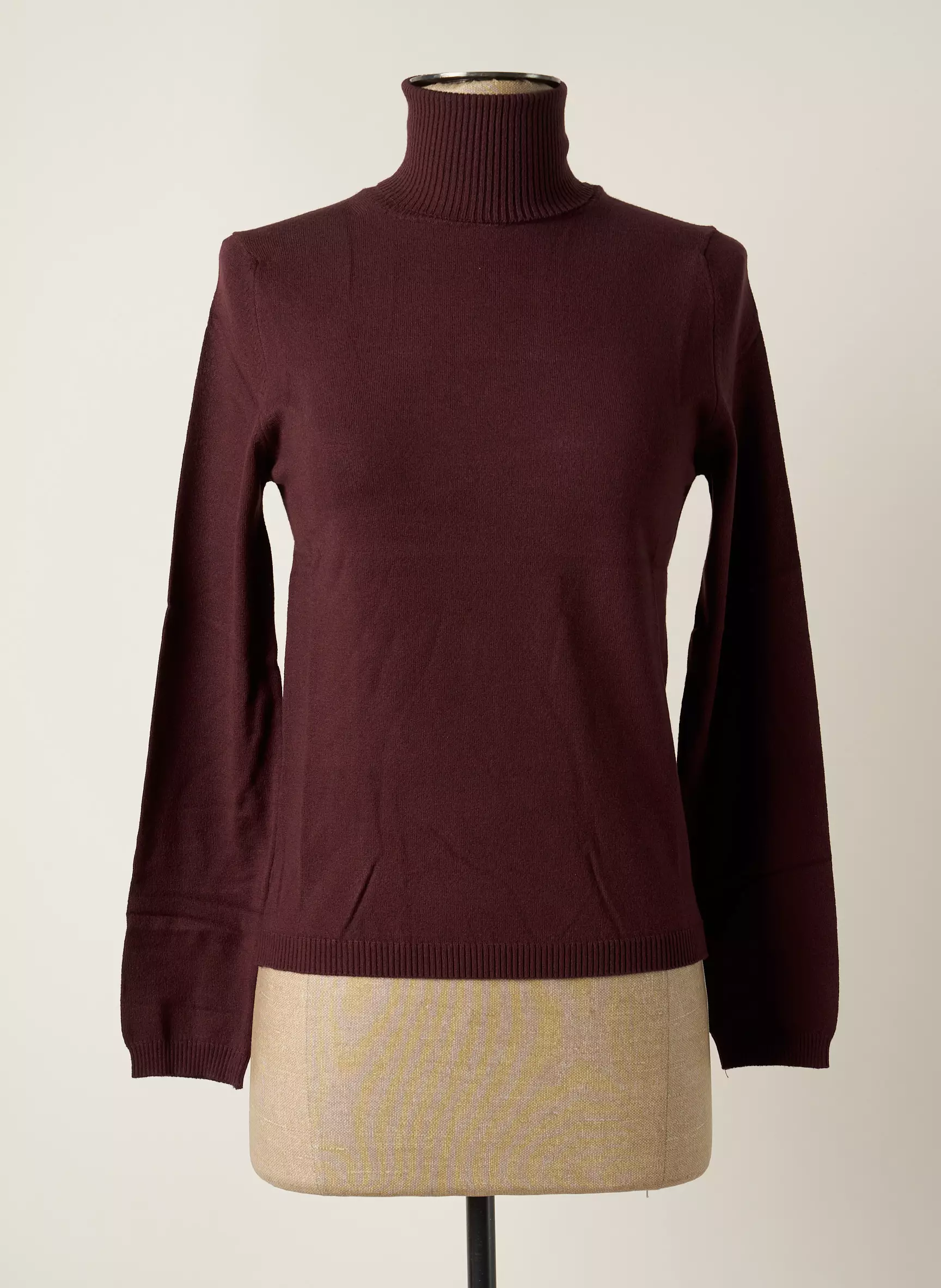 Stefan Green Cols Roules Femme couleur violet