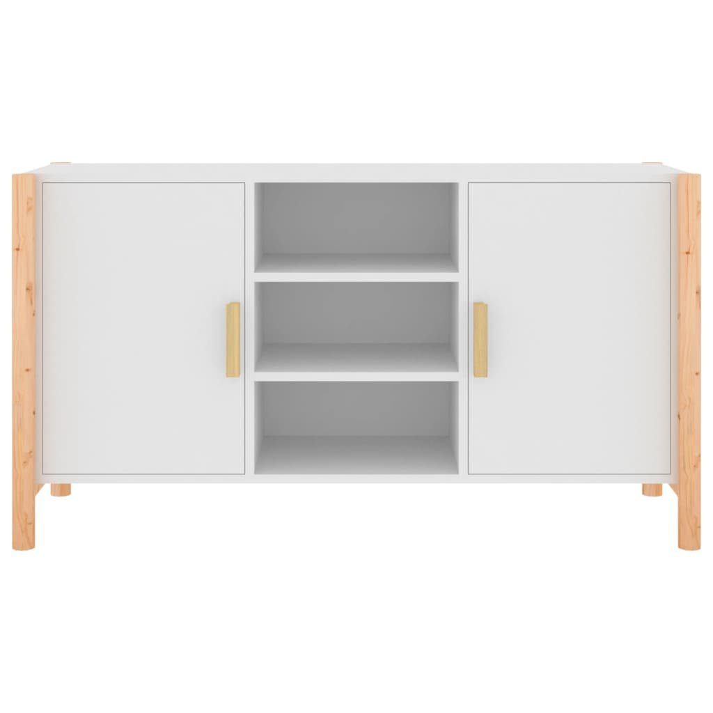 vidaXL Sideboard Sideboard Weiß 107x38x60 cm Holzwerkstoff (1 St)