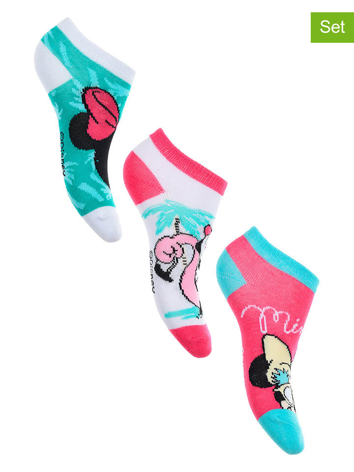 Disney Minnie Mouse 3er-Set: Füßlinge 