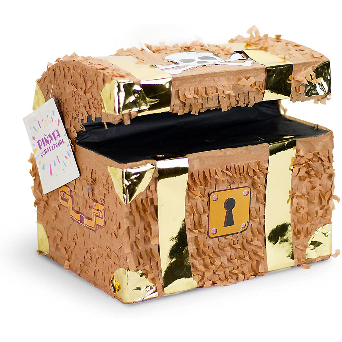 Pinata Schatztruhe Set