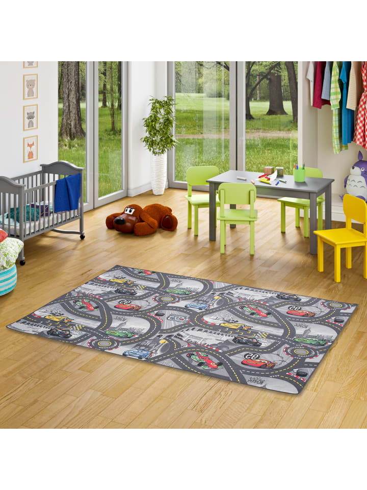 Snapstyle Kinder und Spielteppich Disney Cars in Grijs günstig kaufen