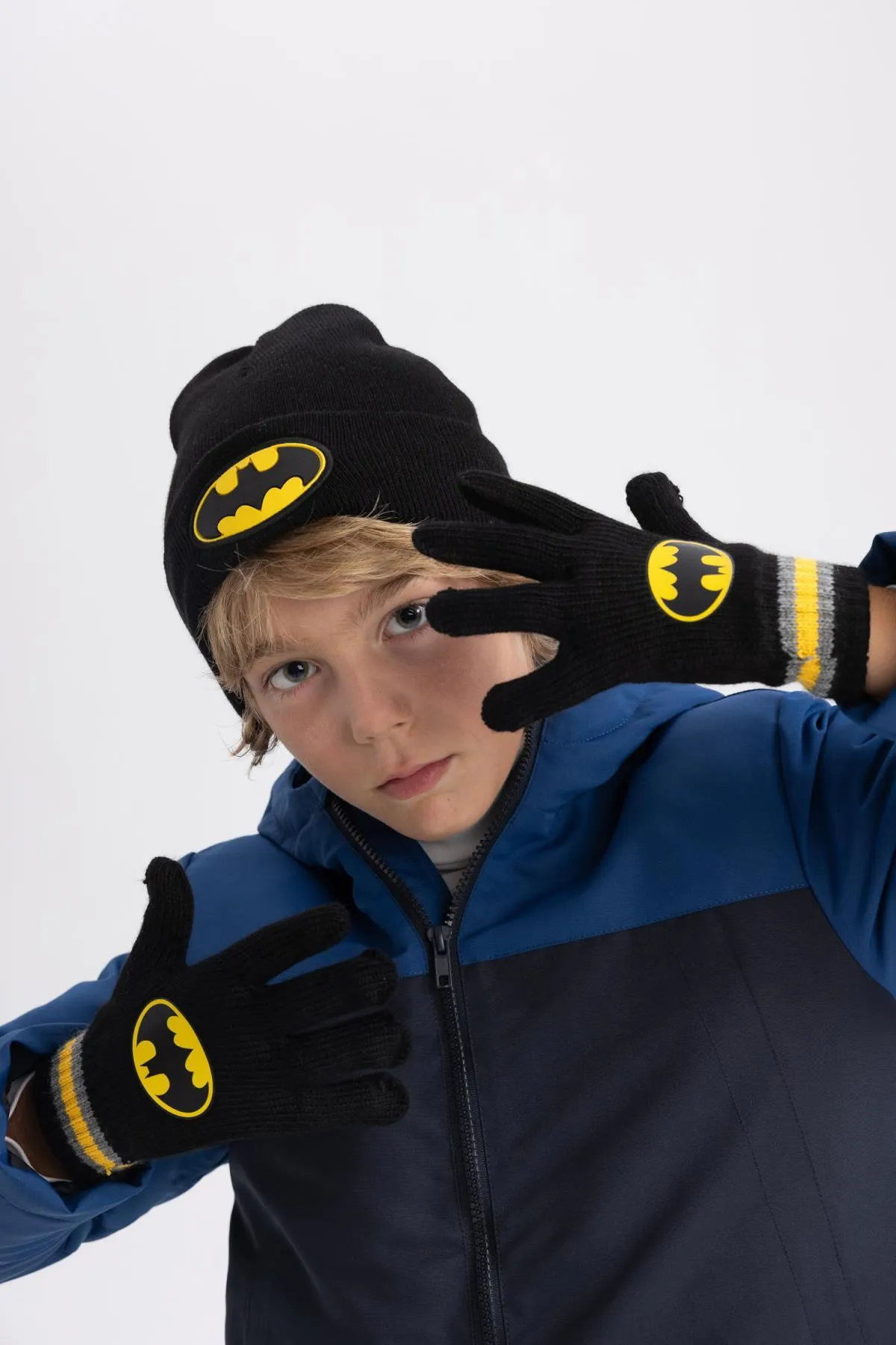 DeFacto  Batman-Strickhandschuhe für Jungen