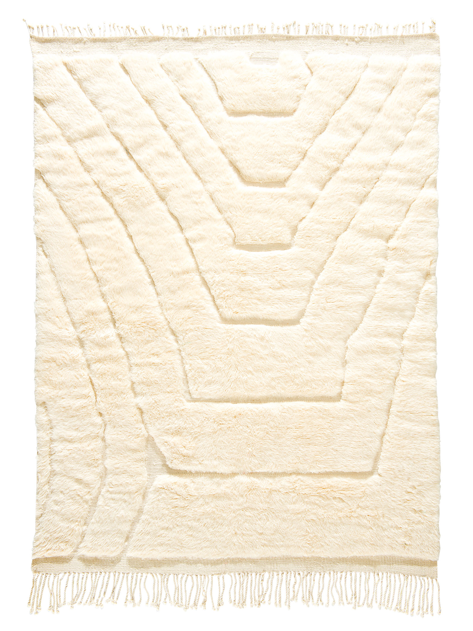 Beni Ourain ca. 190 x 258 cm, Unikat / Einzelstück