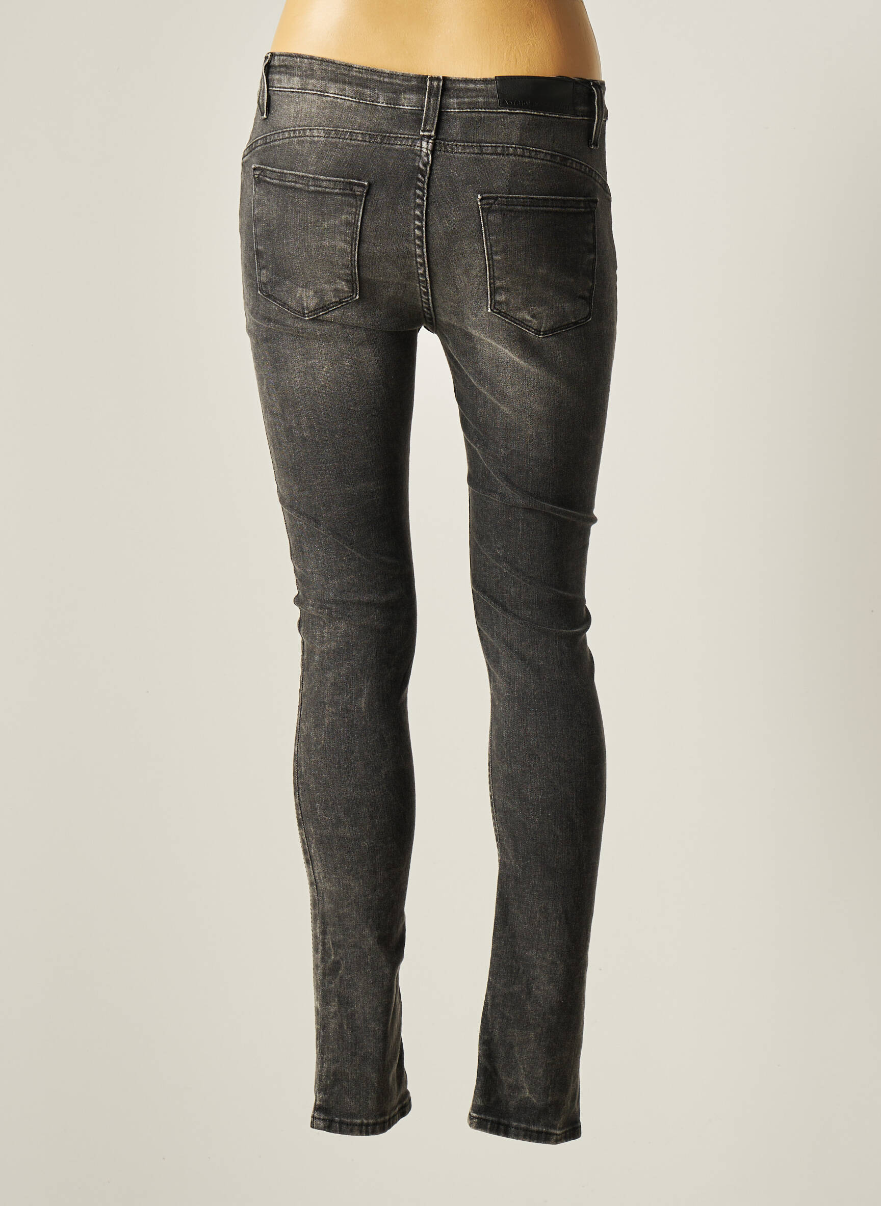 Astrid Black Label Jeans Skinny Femme couleur gris