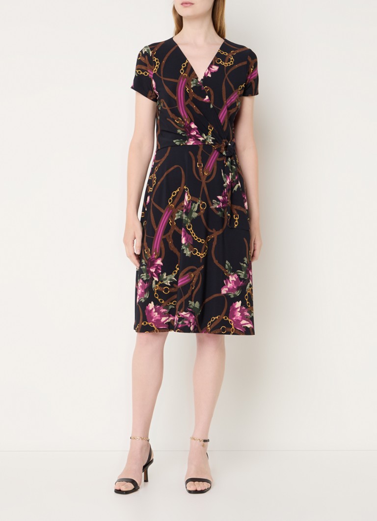 Ralph Lauren Mini haljina s printom i V-izrezom