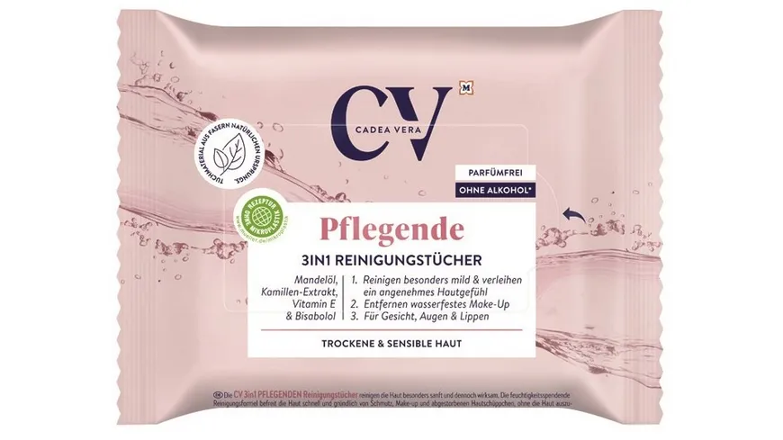CV 3in1 pflegende Reinigungstücher