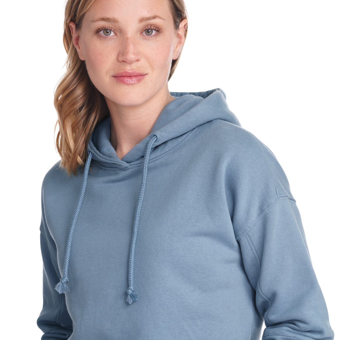 Damen Hoodie mit Print auf der Kapuze