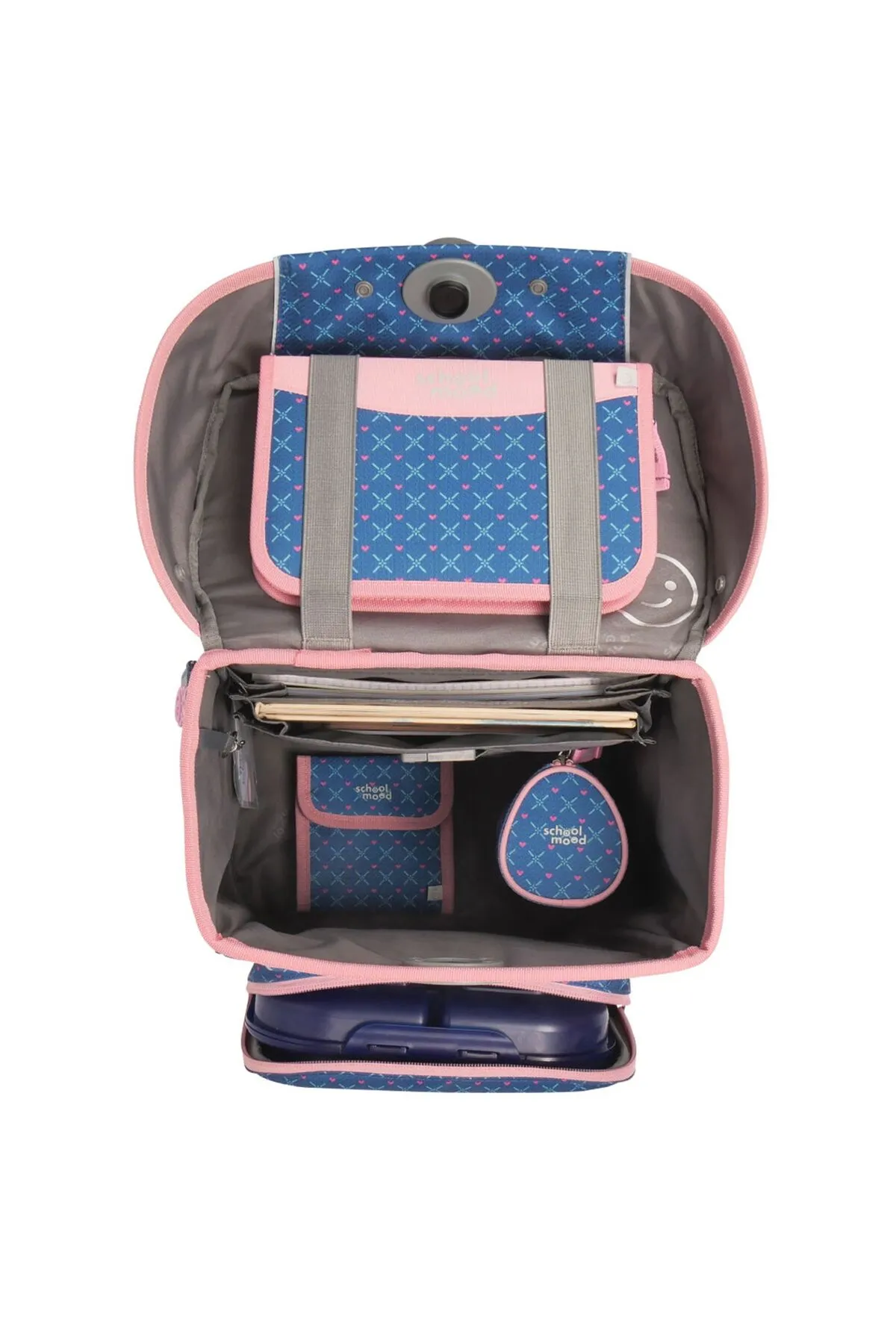 School Mood  Schulrucksack - Lila - Unifarben