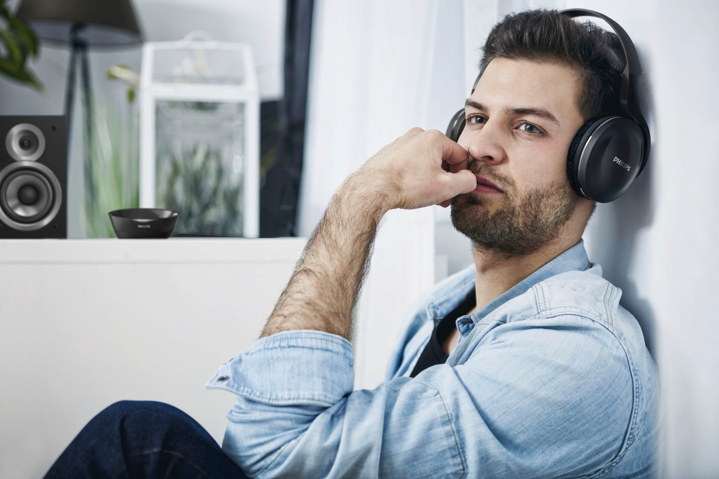Philips SHD8850/12 Over-Ear-Kopfhörer (LED Ladestandsanzeige)