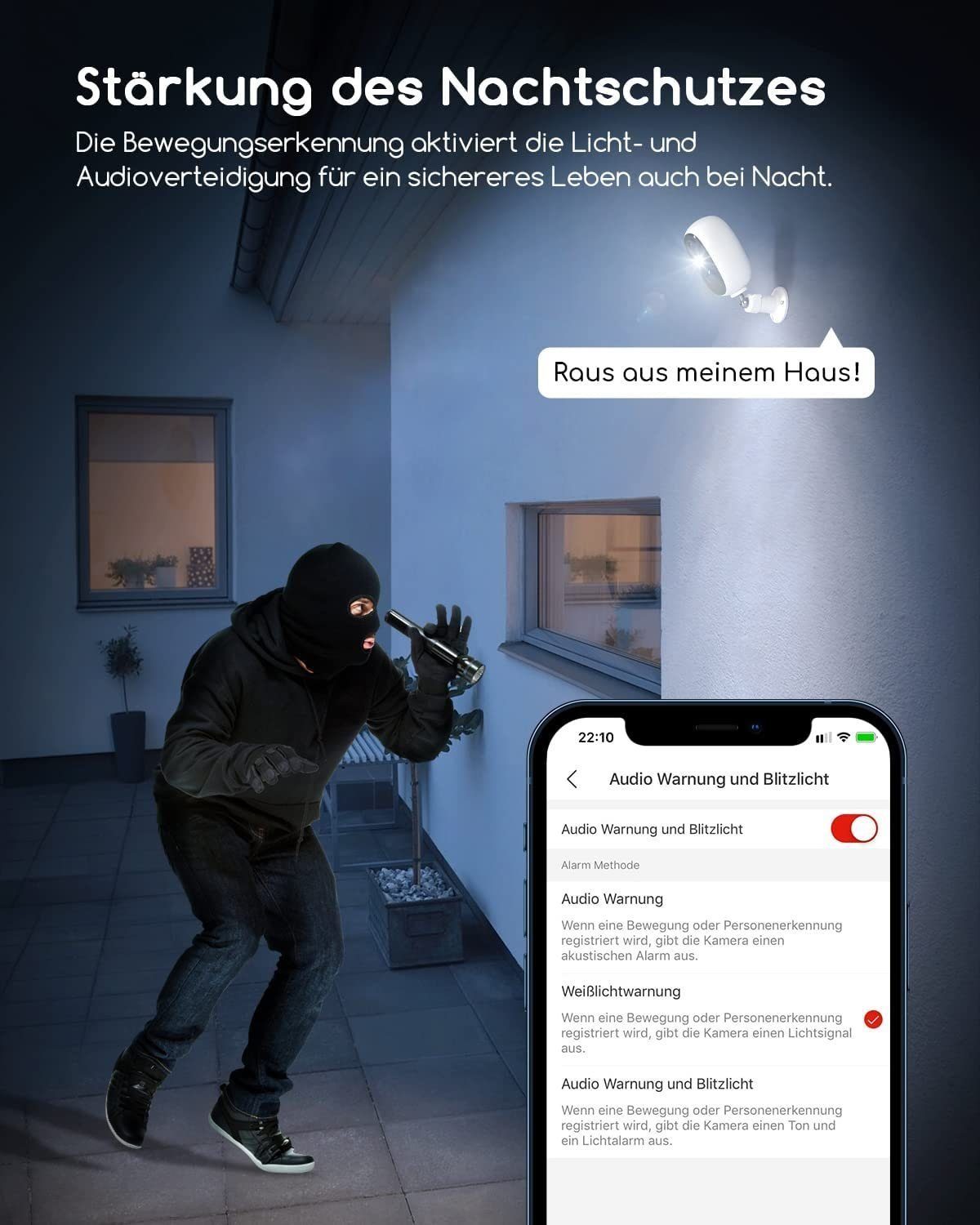 COOAU Upgraded 2K Kabellos WLAN Überwachungskamera Akku Wiederaufladbare Überwachungskamera (Aussen Außen Außenbereic Innenbereich, 2-Wege-Audio,Bereichserkennung,Datenschutzverwaltung,Familien Teilen, SD/Cloud Speicher,lP65 Wasserdicht,Audio Lichtal