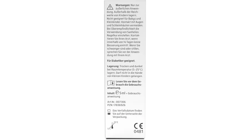 sanhelios Nagelkur Gel gegen Nagelpilz 5 ml