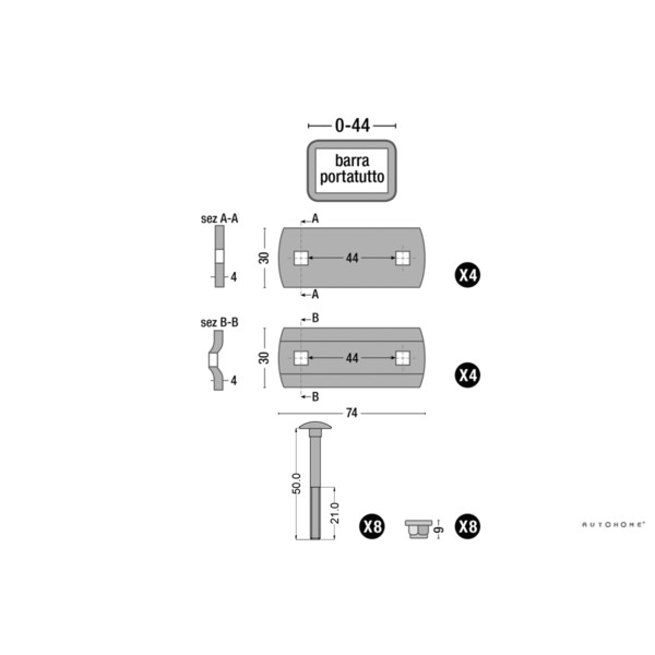 BEFESTIGUNGS SET