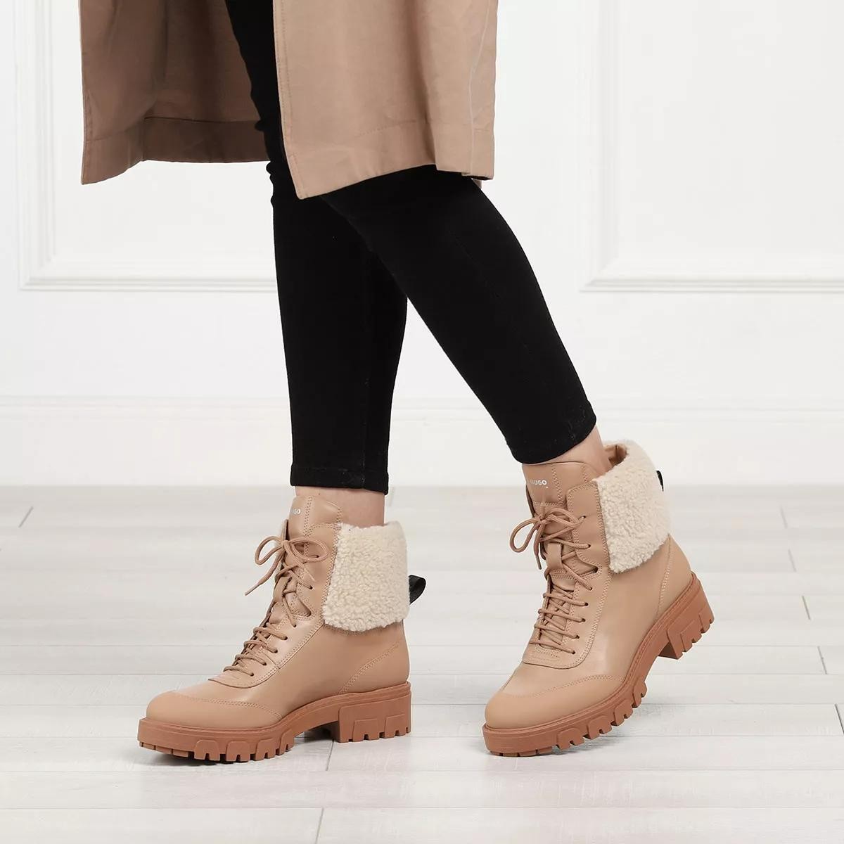 HUGO BOSS Stiefeletten braun Stiefelette