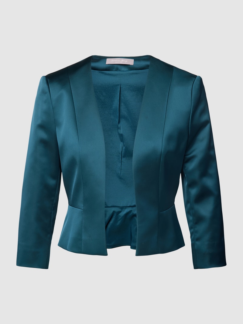 Cocktailjacke mit Effektgarn in bottle meliert