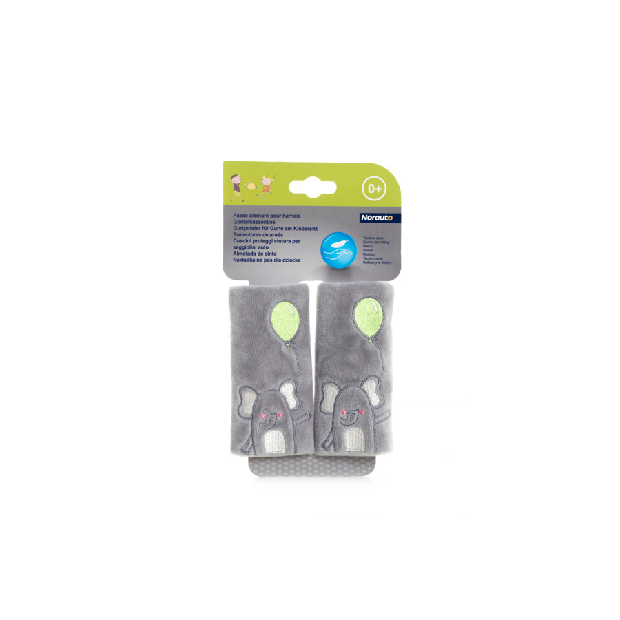Gurtschoner mit Elefantenmotiv, von Norauto, 2 Stück - ATU