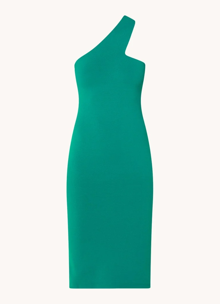 Rochie midi mulată Lola de Reiss din tricot fin, cu crăpătură