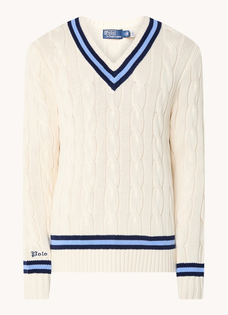Ralph Lauren Cable-knit V-neck sweater