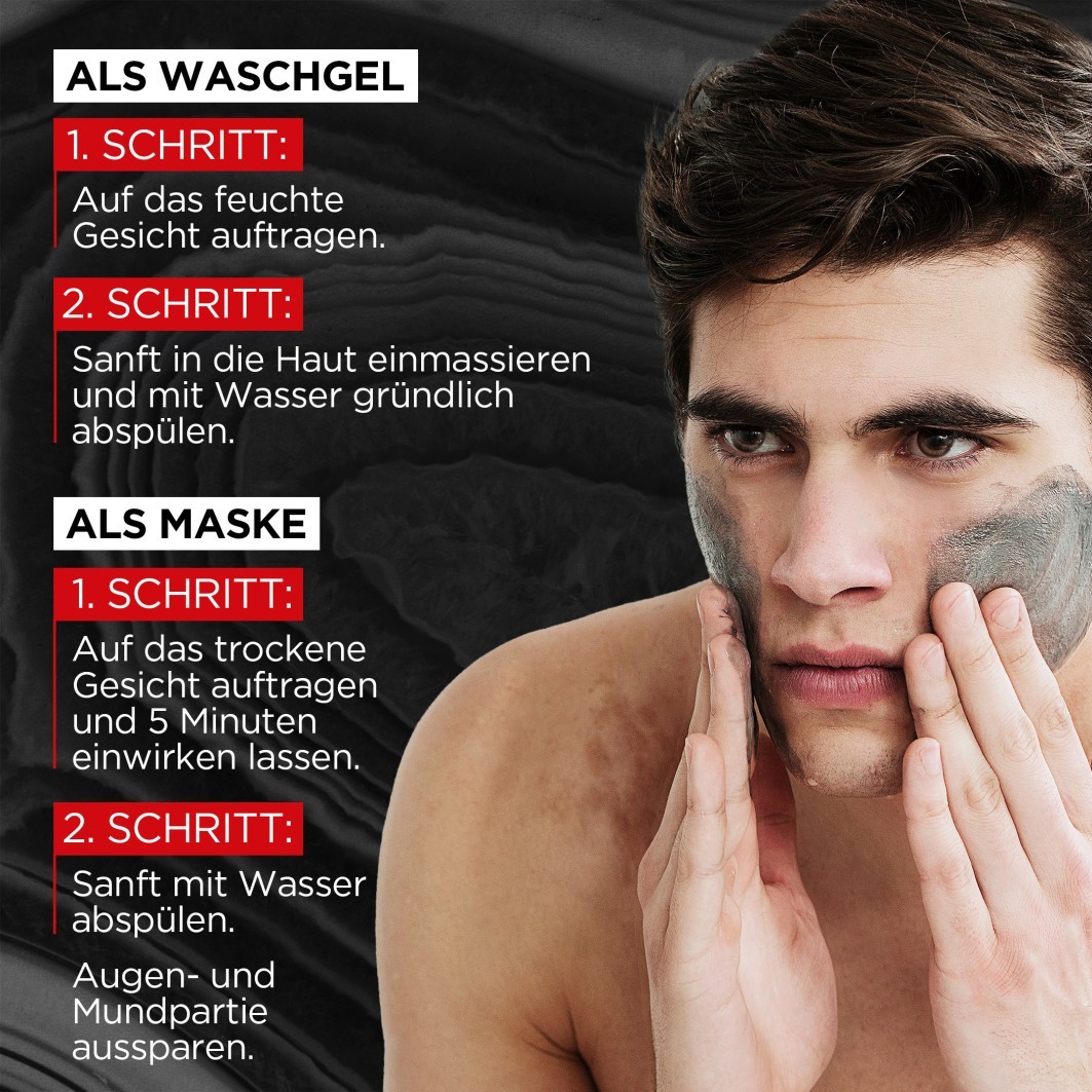 Men Expert Pure Carbon Anti-Pickel Tägliches Waschgel