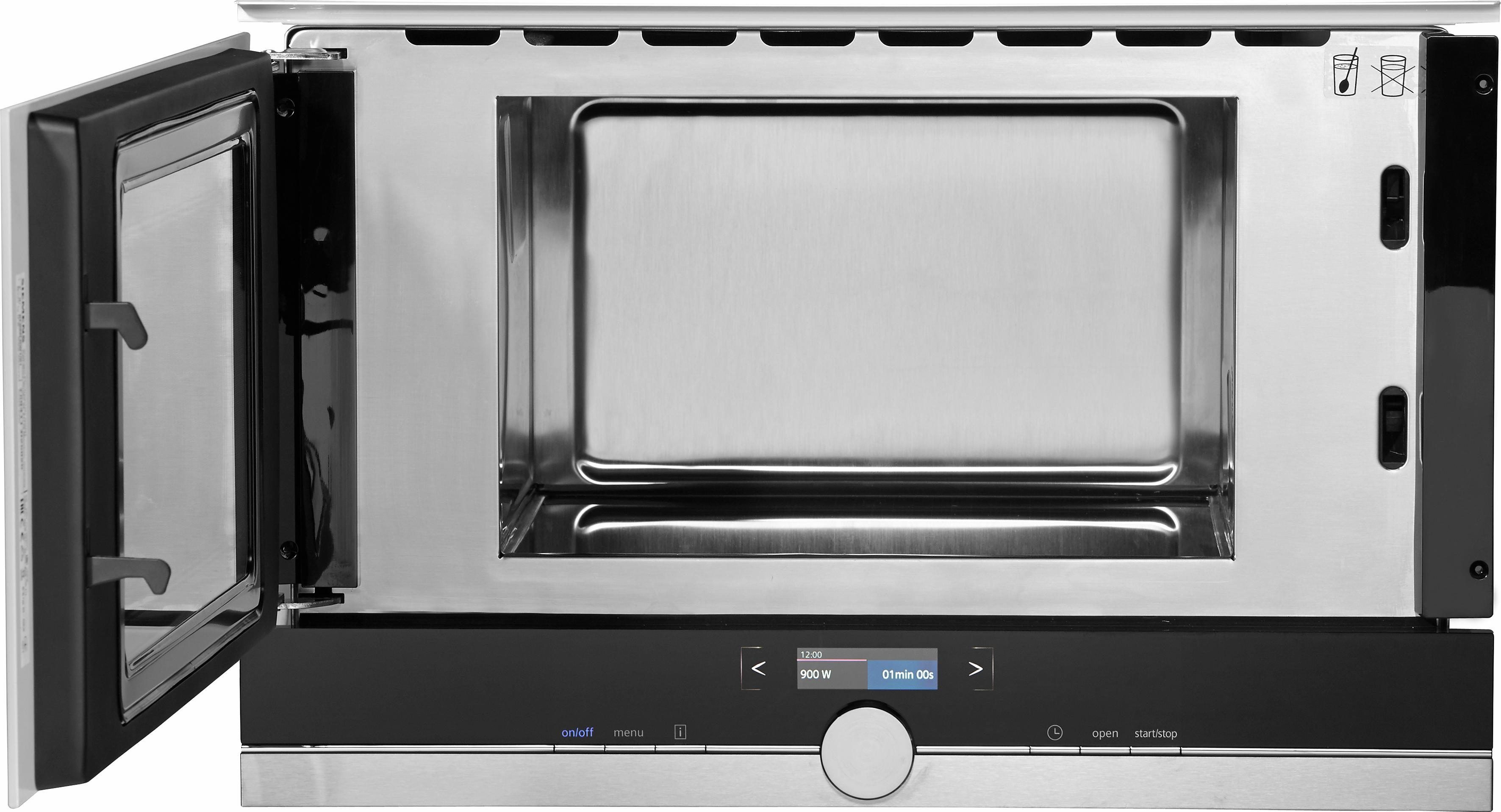 SIEMENS Einbau-Mikrowelle BF634LG, Mikrowelle, 21 l, iQ700