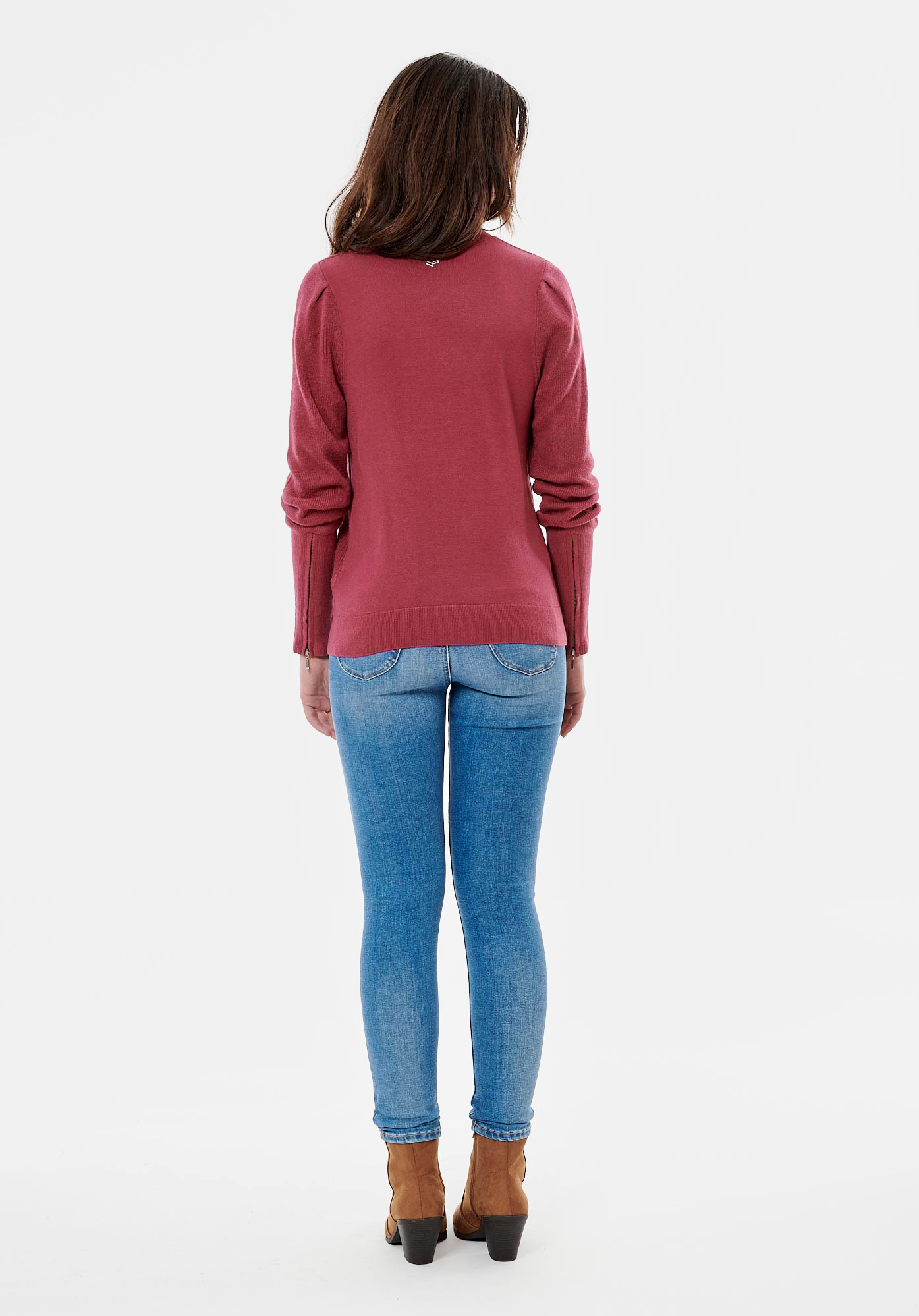 LIZON  Pull fuchsia femme