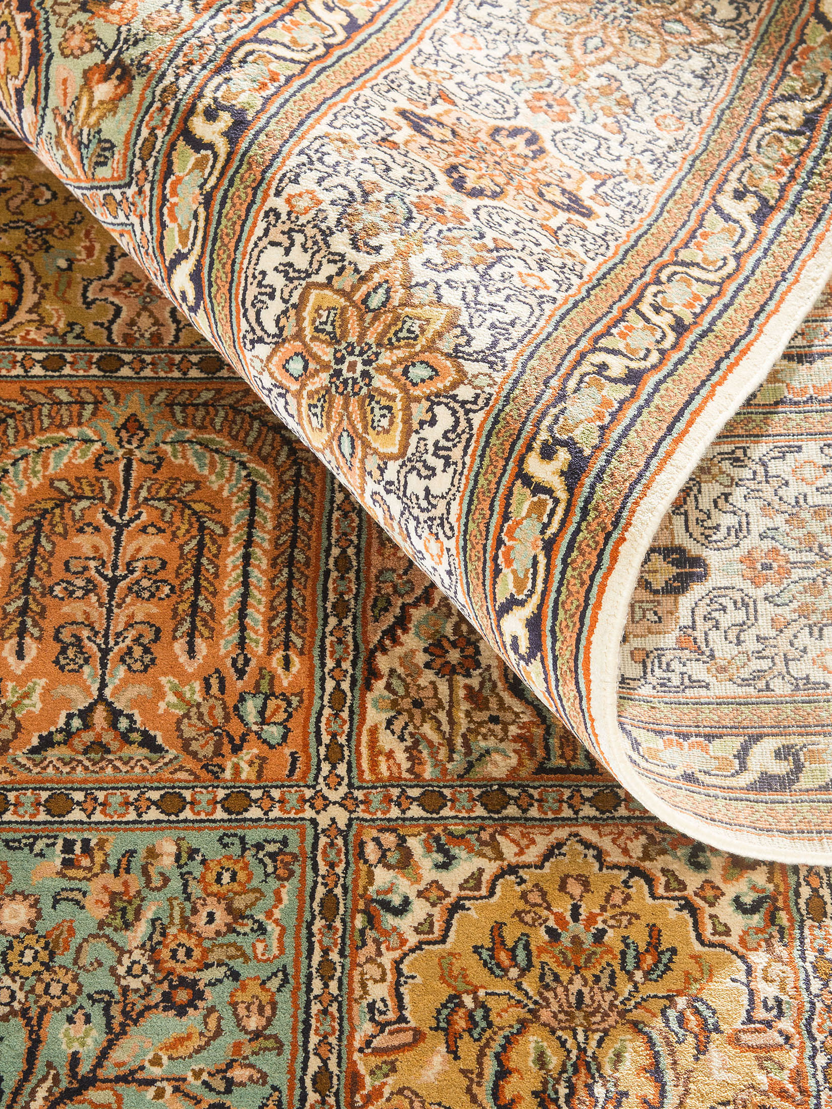 Kaschmir Seide 18/18 ca. 169 x 251 cm, Unikat / Einzelstück