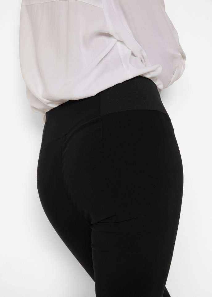 Bengalin-Treggings mit extra breitem High-Waist-Bequembund, knöchellang