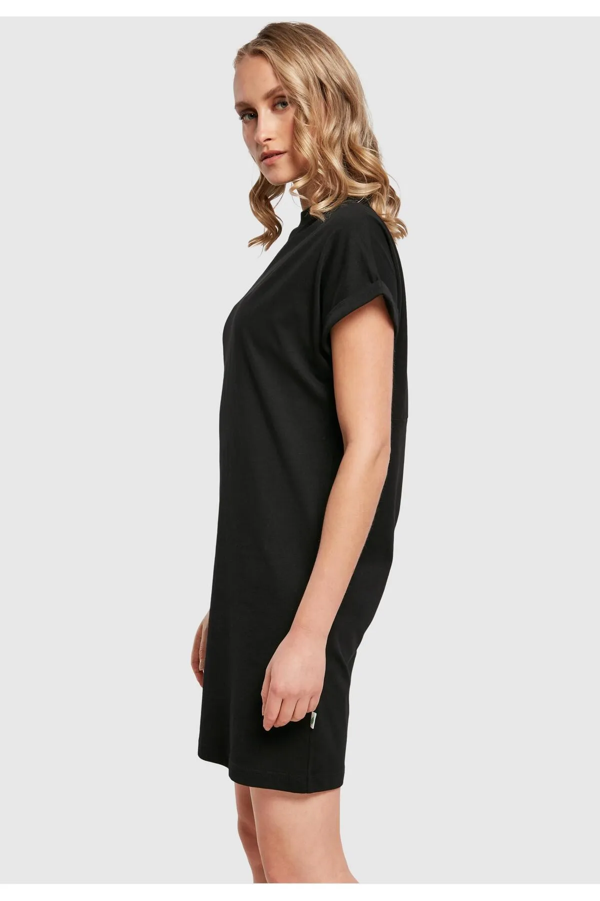 Urban Classics  Damen Damen-T-Shirt-Kleid aus Bio-Baumwolle mit Cut-On-Ärmeln