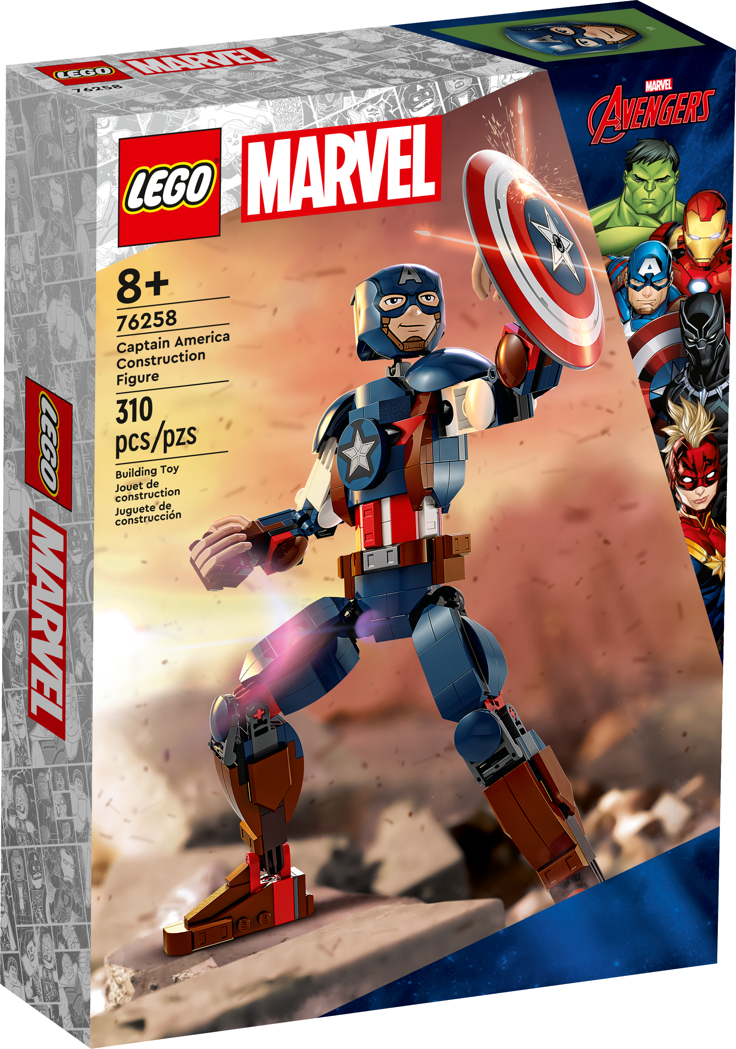 Captain America Baufigur 76258