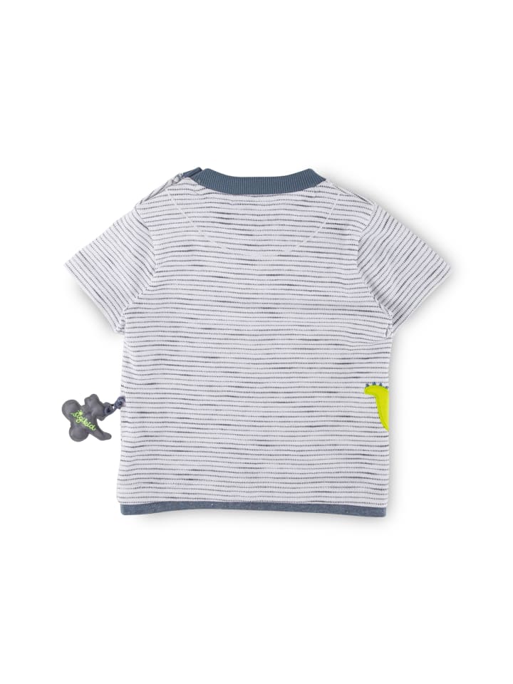 Sigikid T-Shirt Sporty Dino in Weiß/Blau günstig kaufen