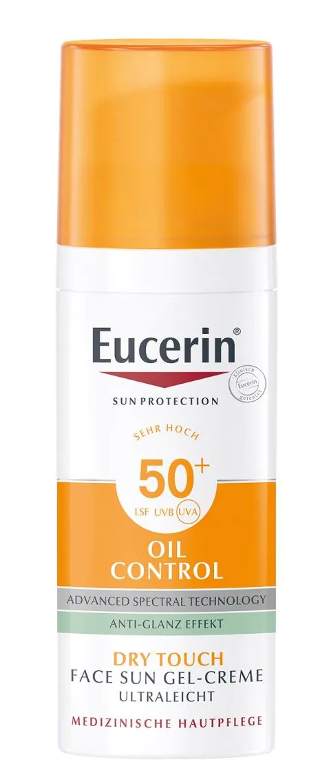 Eucerin Oil Control SPF 50+ Dry Touch Ultra Light Beskyttende Gel-Creme