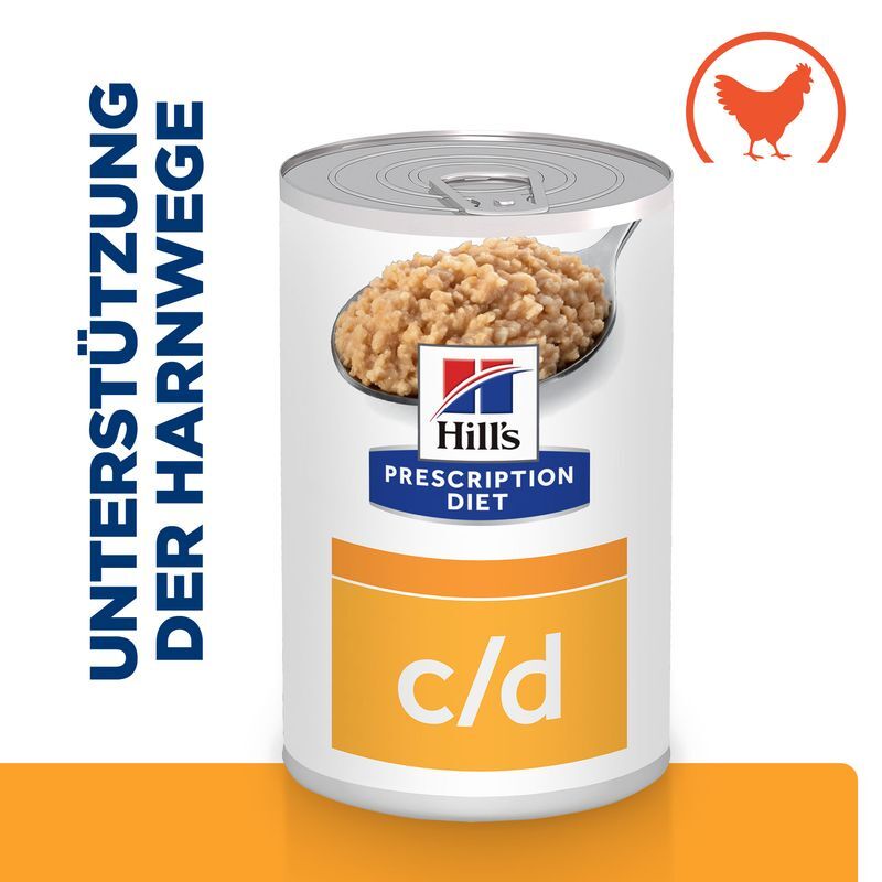 Hill's Hundenassfutter Hill's Prescription Diet c/d Multicare mit Huhn 12x370g