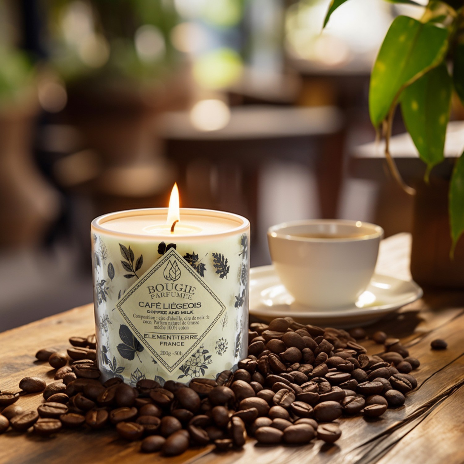 Cappuccino s elementom Zeme