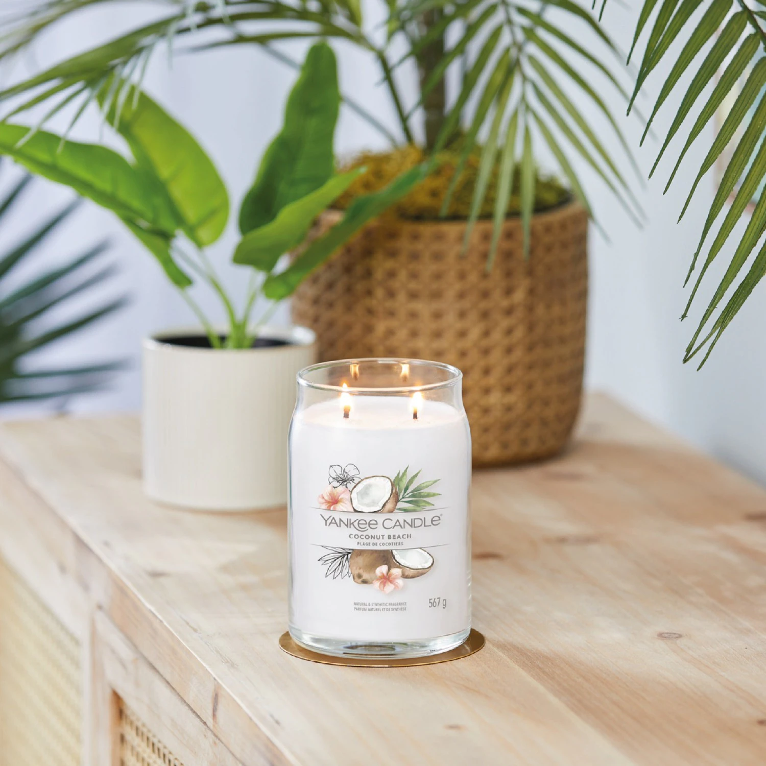Świeca YANKEE CANDLE Duży słoik Coconut Beach